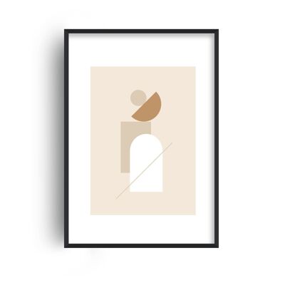 Mica Sand N21 Print - A3 (29.7x42cm) - White Frame