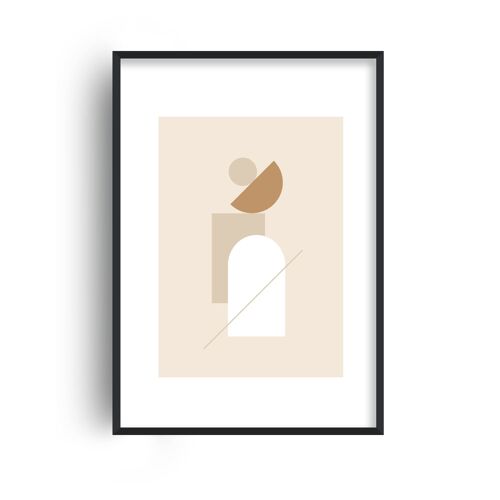 Mica Sand N21 Print - A2 (42x59.4cm) - White Frame