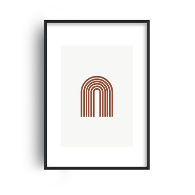Mica Sand Rainbow N18 Print - A2 (42x59.4cm) - White Frame