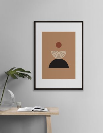Mica Sand Fountain N19 Print - A2 (42x59,4cm) - Cadre Noir 2