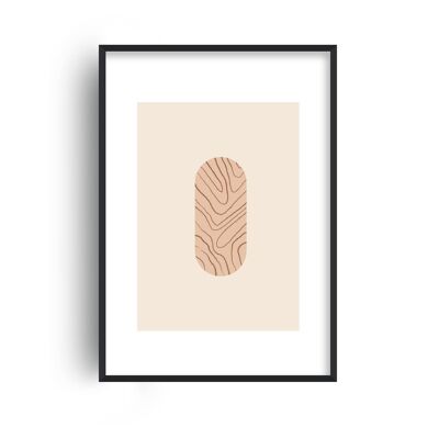 Mica Sand Leaf N12 Print - A5 (14.7x21cm) - Print Only