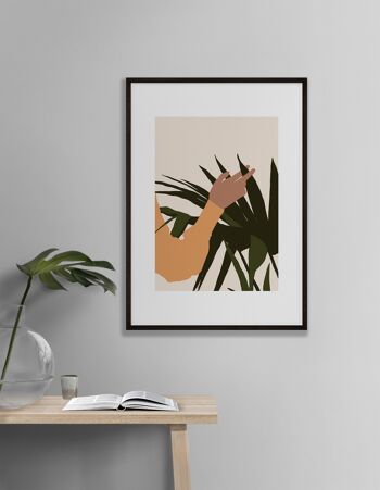 Mica Hand on Plant N5 Print - A3 (29,7 x 42 cm) - Impression uniquement 2