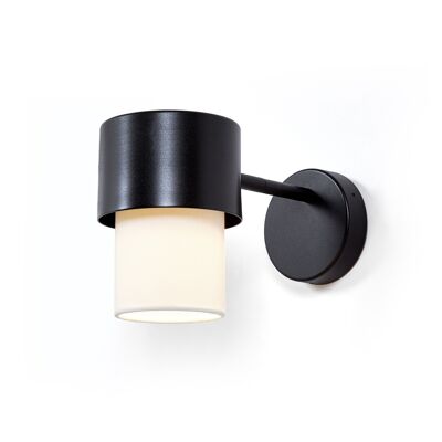 KAN wall lamp black/white small