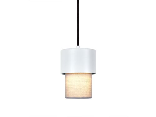 KAN hanging lamp white/sand