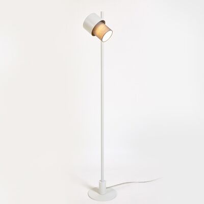 KAN floor lamp white/sand one shade