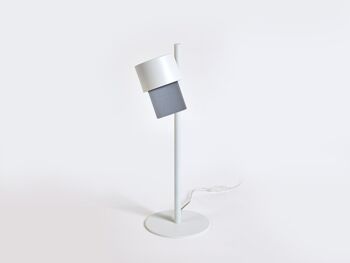 Lampe de table KAN blanc / gris 2