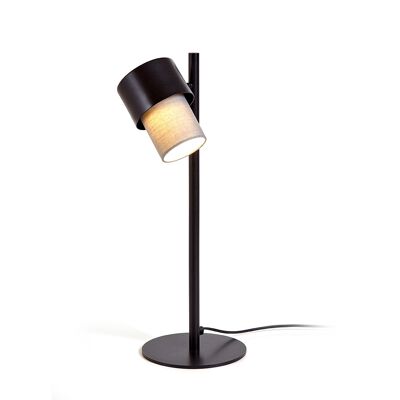 Lampe de table KAN noir / sable