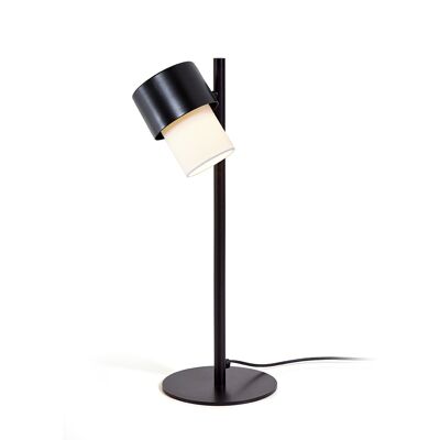 Lampe de table KAN noir / blanc