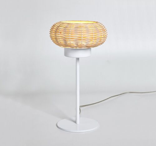 NIUET table lamp white large