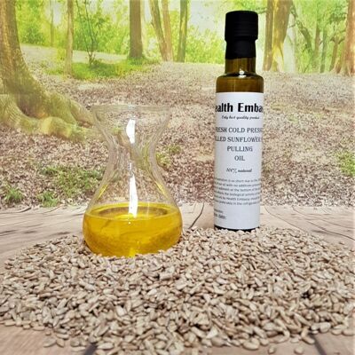 Fresh Cold Pressed Shelled Sunflower Seed Pulling Oil 250ml