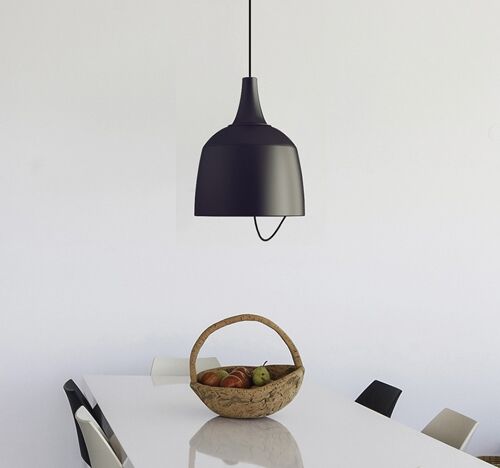 AURA hanging lamp large black