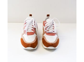 Sneaker Rose blanc/beige 5