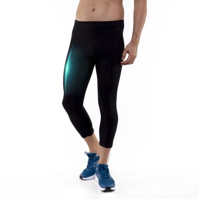 Sculpting blue training tights for men - 2