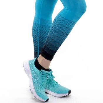 Legging 7/8 minceur bleu pour femme 10