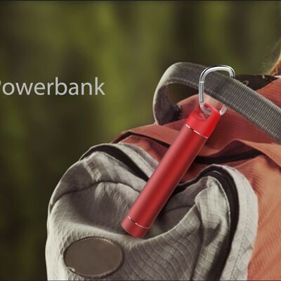 LINK POWERBANK - Caricabatterie 2600 mAh - Rosso