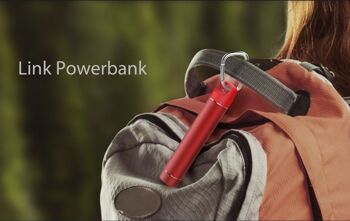 LINK POWERBANK - Chargeur 2600 mAh - Rouge 1