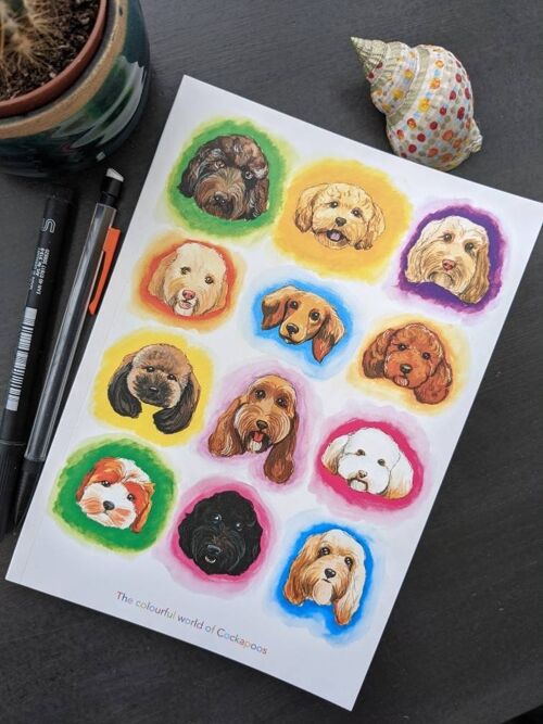Cockapoo Notebook A5 - plain pages