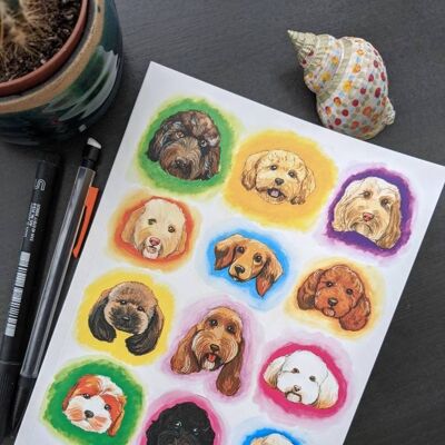 Cockapoo Notebook A5 - plain pages