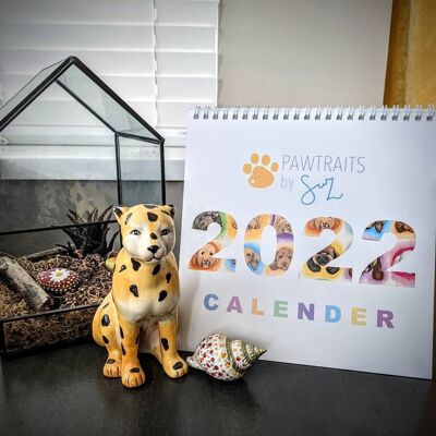 Calendario Cockapoo - 2022 - Calendario de escritorio.