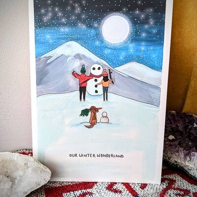 CHRISTMAS CARD - Our Winter Wonderland