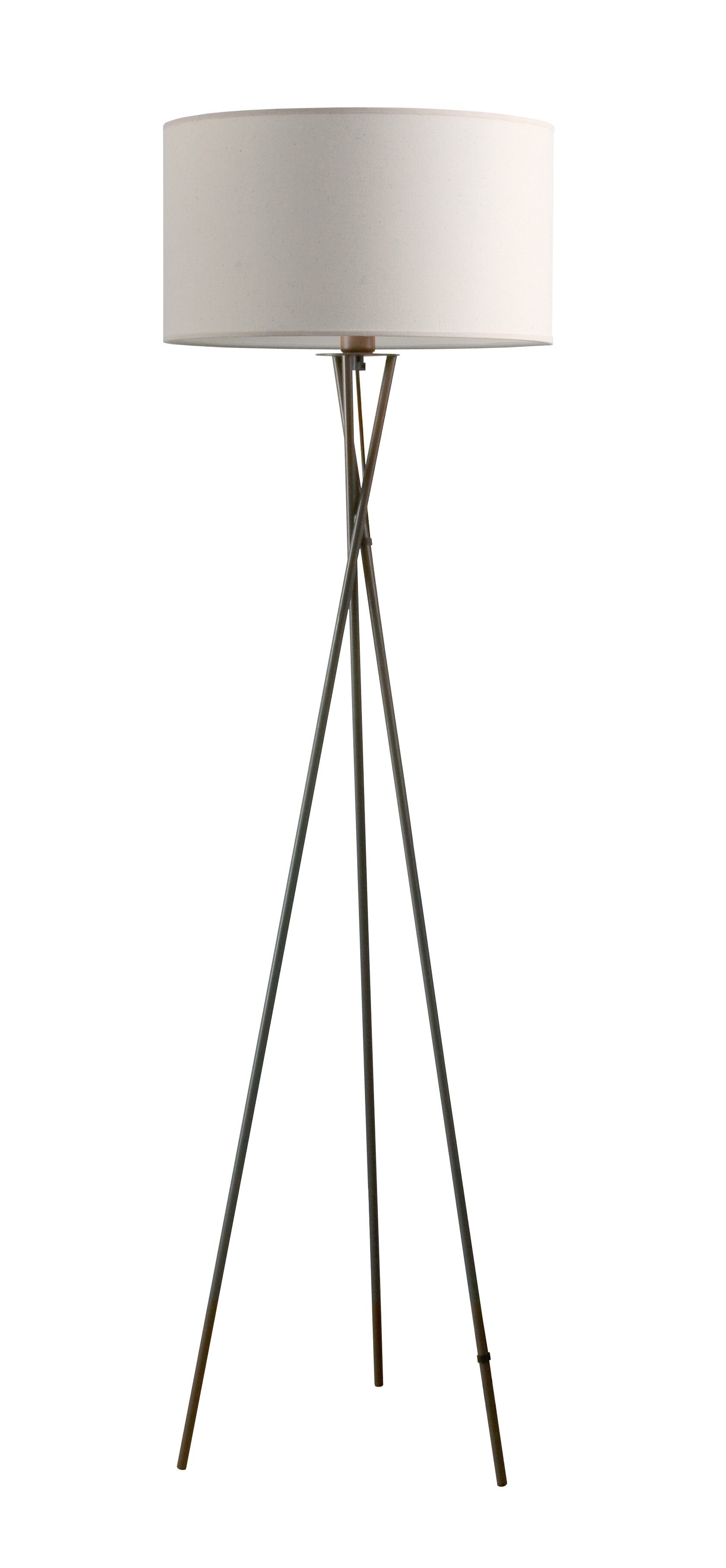 TRIPODE lampada da terra ossido