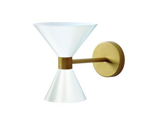 UEC wall lamp white gold