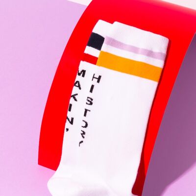 MAKIN' HISTORY tube socks