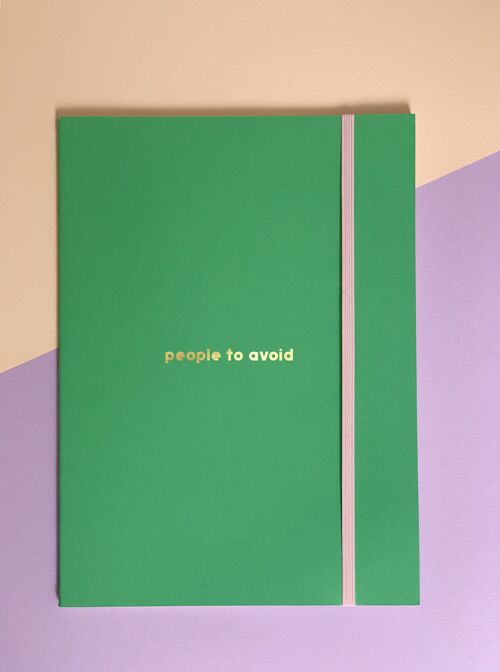 Tattoo Journal - Green x Soft Pink (blanc pages)