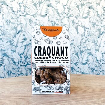 Craquant - Biscuits à la noisette française coeur chocolat