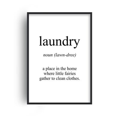Laundry Meaning Print - A2 (42x59.4cm) - Print Only