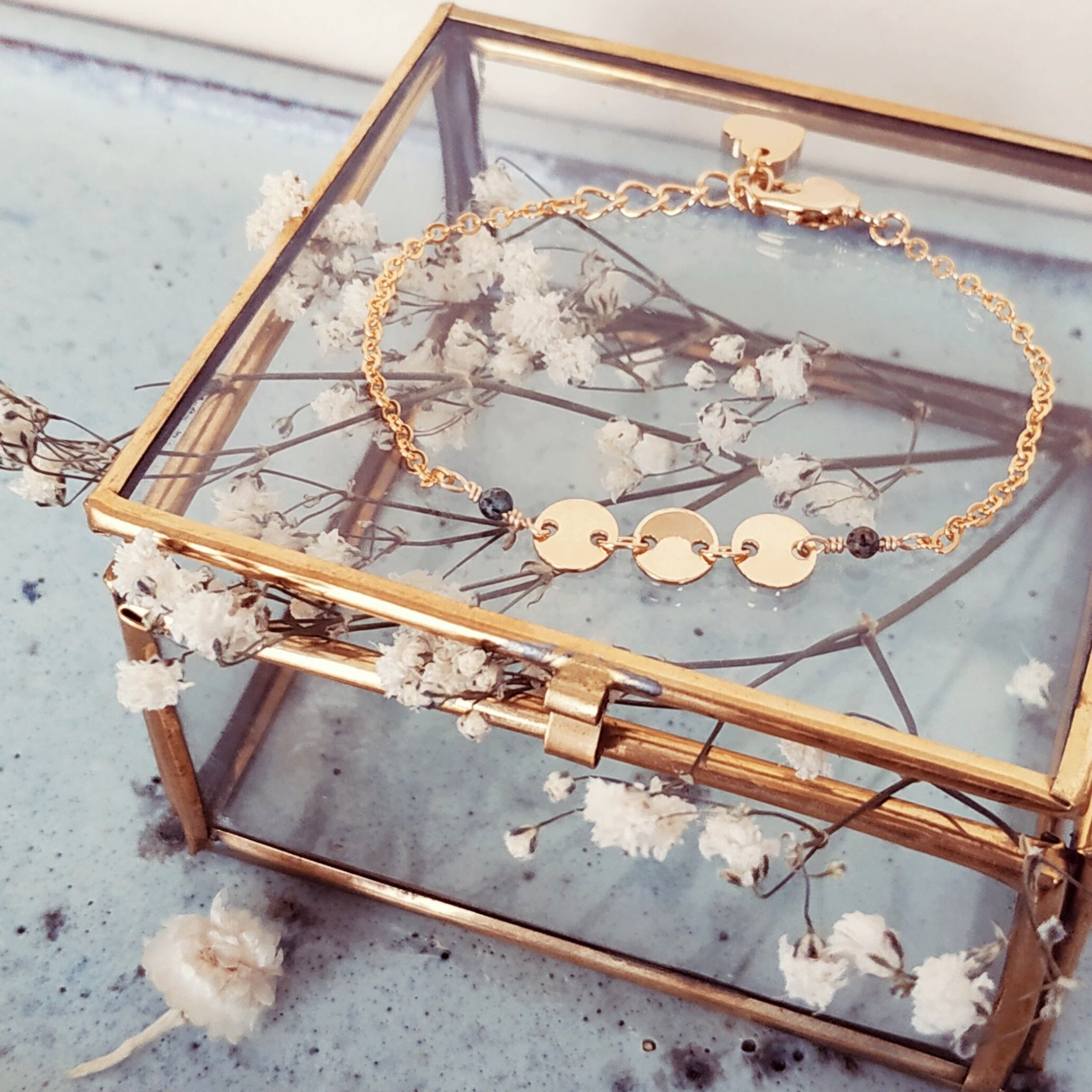 Braccialetto verbena turchese africano