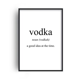 Vodka Signification Print - A4 (21 x 29,7 cm) - Impression uniquement 1