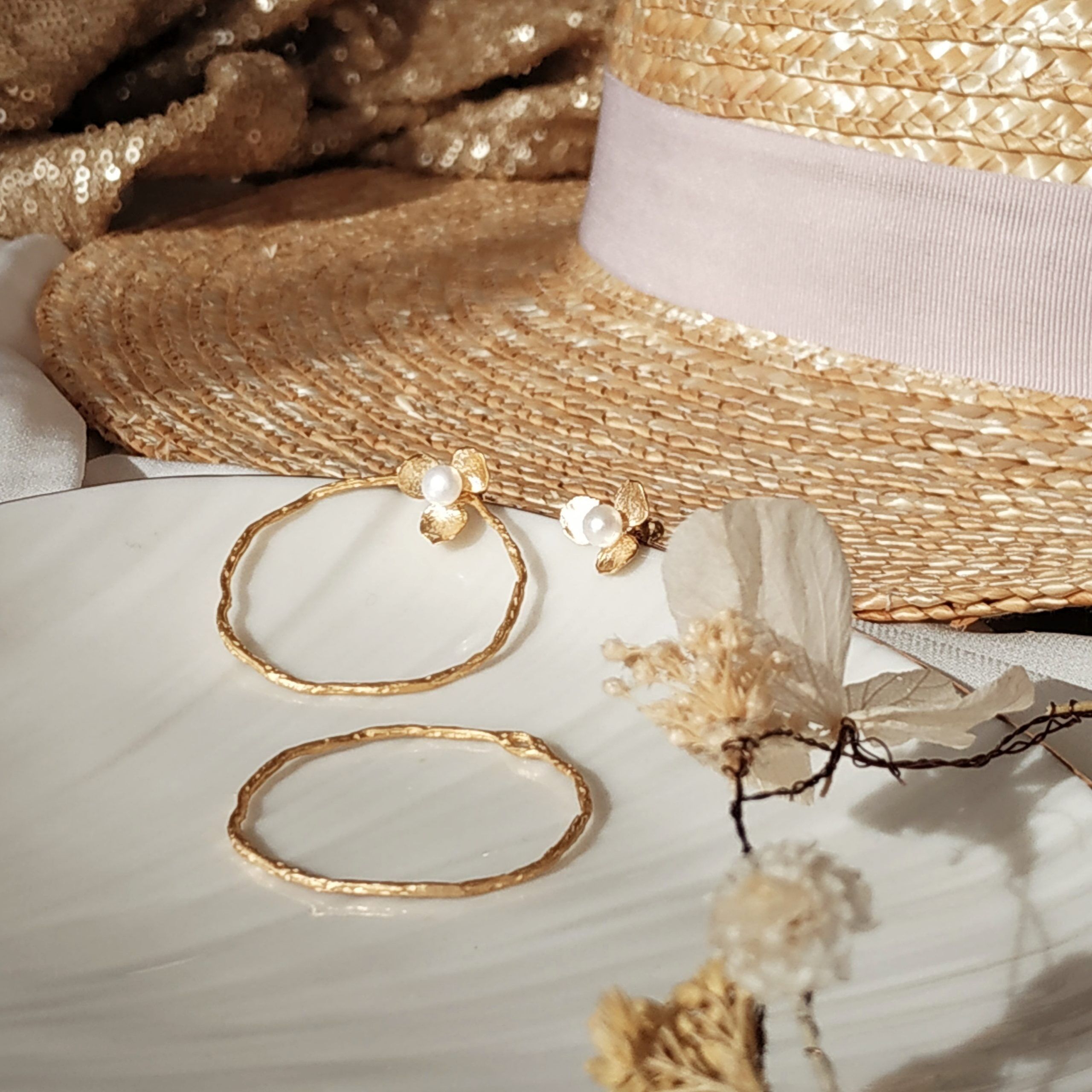 Orecchini modulari Célandine