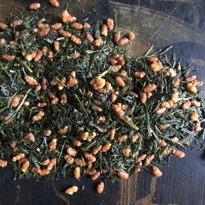 Thé vert Genmaicha 500g, thé vert japonais