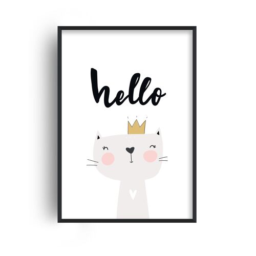Hello Cat Print - 30x40inches/75x100cm - Print Only