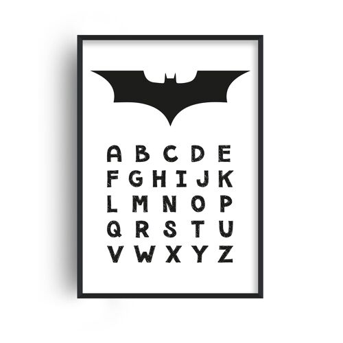 Batman ABC Print - A5 (14.7x21cm) - Print Only