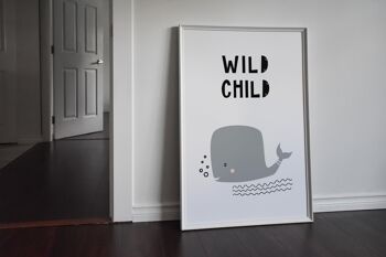 Wild Child Animal Pop Print - A4 (21 x 29,7 cm) - Impression uniquement 2