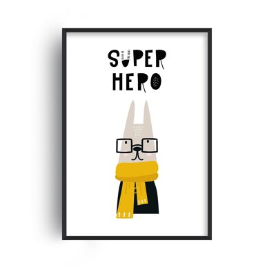 Super Hero Animal Pop Print - A4 (21x29.7cm) - Print Only