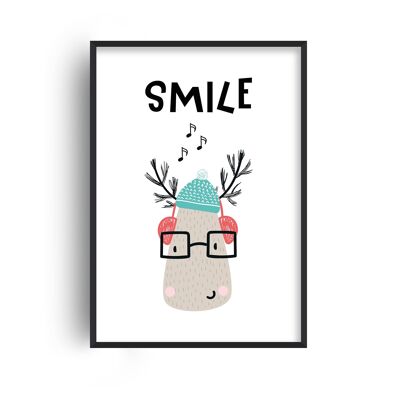 Smile Animal Pop Print - A2 (42x59.4cm) - Print Only