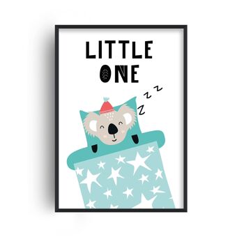 Little One Animal Pop Print - A4 (21x29,7cm) - Cadre Blanc 1