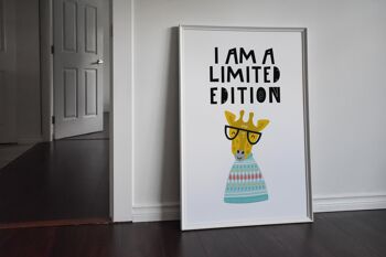 I Am Limited Edition Animal Pop Print - A3 (29,7 x 42 cm) - Impression uniquement 2