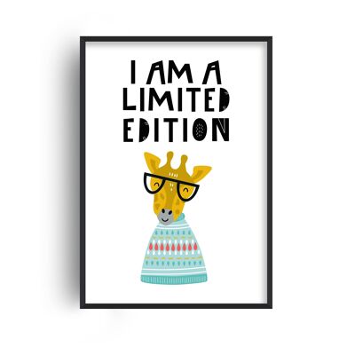 I Am Limited Edition Animal Pop Print - A3 (29.7x42cm) - White Frame