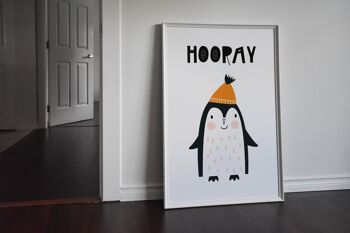 Hourra Animal Pop Print - A4 (21 x 29,7 cm) - Impression uniquement 2