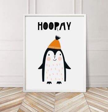 Hourra Animal Pop Print - A4 (21 x 29,7 cm) - Impression uniquement 3