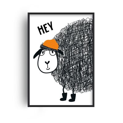 Hey Animal Pop Print - A5 (14.7x21cm) - Print Only