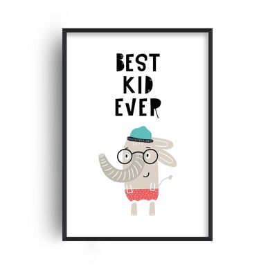 Best Kid Ever Animal Pop Print - A4 (21x29.7cm) - Print Only