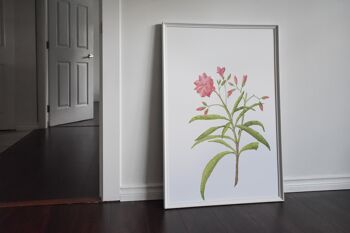 Imprimé floral de plante rose - 20x28 poucesx50x70cm - Imprimer uniquement 2
