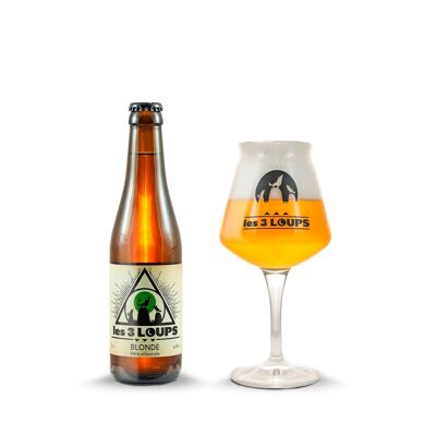 Beer 3 LOUPS Blonde 6.3°v. alc 33 cl.