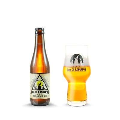 Beer 3 LOUPS India Pale Ale 5.6°v. alc 33 cl.