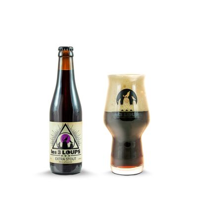 Bière 3 LOUPS Extra Stout 6,9°v. alc